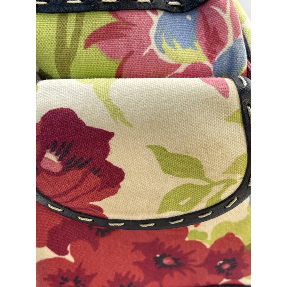 Brighton BEA Multicolor Floral Canvas Leather Trim Large Tote Shoulder Bag - Picture 10 of 16